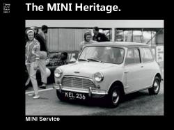 The MINI Heritage
