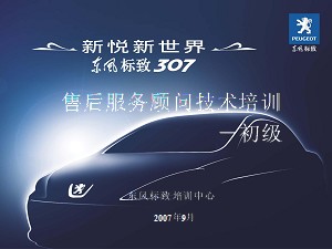 东风标致服务顾问技术培训-初级_(正式板)