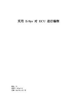 E-Sys_Manual_CH--译文