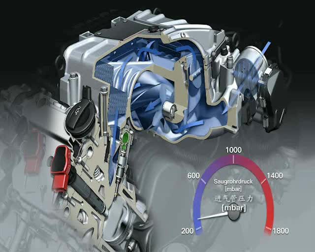 途锐 3.0 升 TSI 压缩机，燃油泵，发动机_压缩机