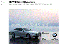 The all-new BMW 5 Series Li EfficientDynamics