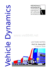【专著】Vehicle_Dynamics汽车动力学（Prof. Dr. Georg Rill英文版）