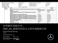 奔驰中国_BMBS Aspect_S7087_54_故障代码的含义和环境分析