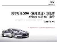 英菲尼迪Q50《极速前进》预选赛 经销商市场指导手册