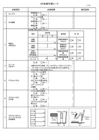 广汽丰田常用故障点检表_OR点检表