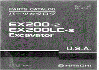 日立挖掘机EX200-2零件目录（USA）