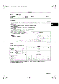 马自达CX5维修手册_1A23-1C-12C(02-11)车轮定位