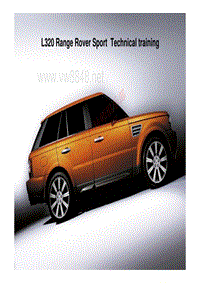 Range Rover Sport L320车型技术培训讲师版EN