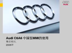 Audi C6MMI多媒体界面