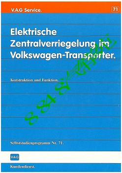 ssp71_Elektriesche Zentralverriegelung im Volkswagen Transporter_d
