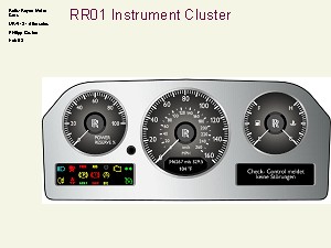 劳斯莱斯RR01 Instrument Cluster