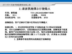 2013年4月安阳新纪元案例上报