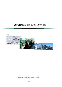 DS CRM6.5操作说明（角色版）