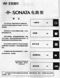 2004北京现代索纳塔电路图册 139M303S