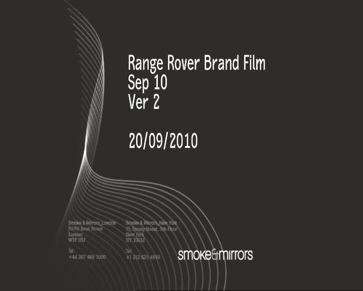 Range Rover Brand Film