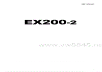 日立挖掘机EX200-2服务手册