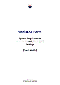 马萨拉蒂网站说明ModisCS+_requirements_settings