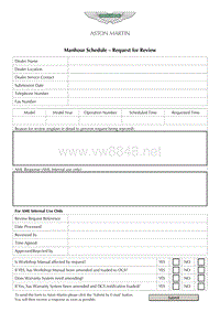 Manhour Schedule Request for Review Form X 19 Drilled B & W